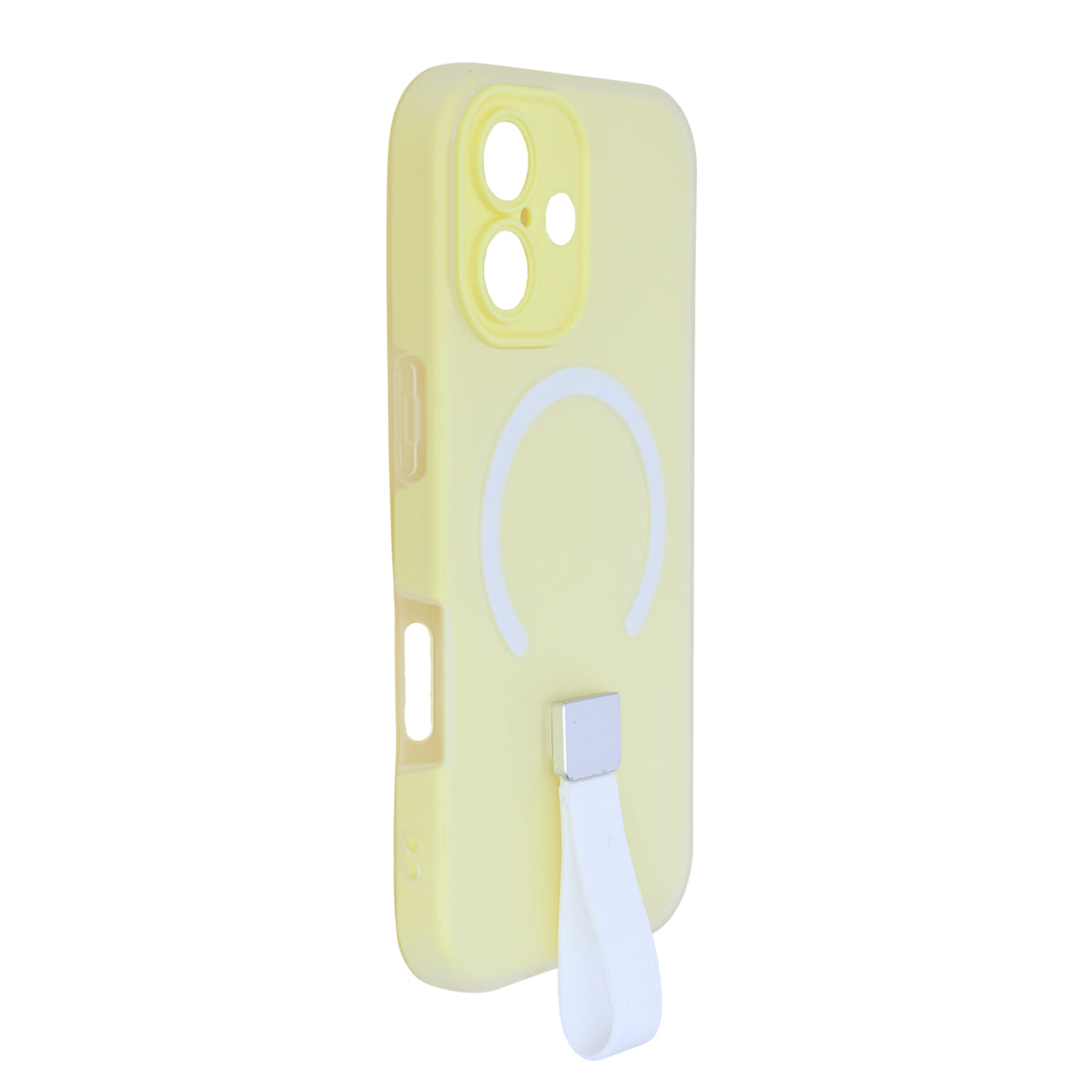 Frosty Matte with Silicone Finger Loop Phone Case for iPhone 17