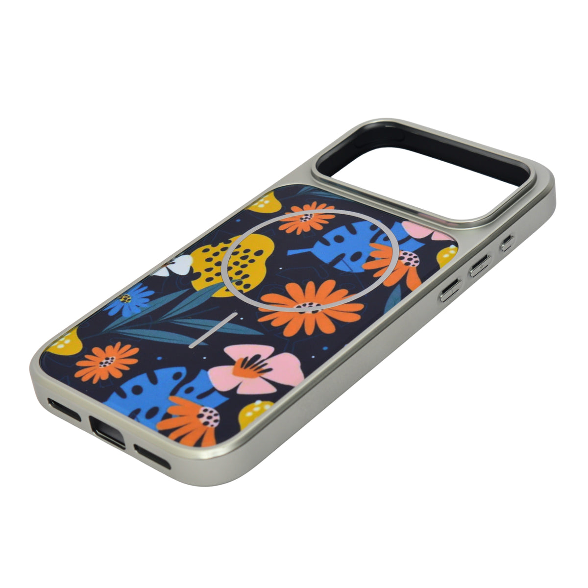 Floral Blossom Print MagSafe Compatible Phone Case for iPhone 17 Pro Max