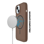 Soft Silicone with MagSafe Ring Phone Case for iPhone 15