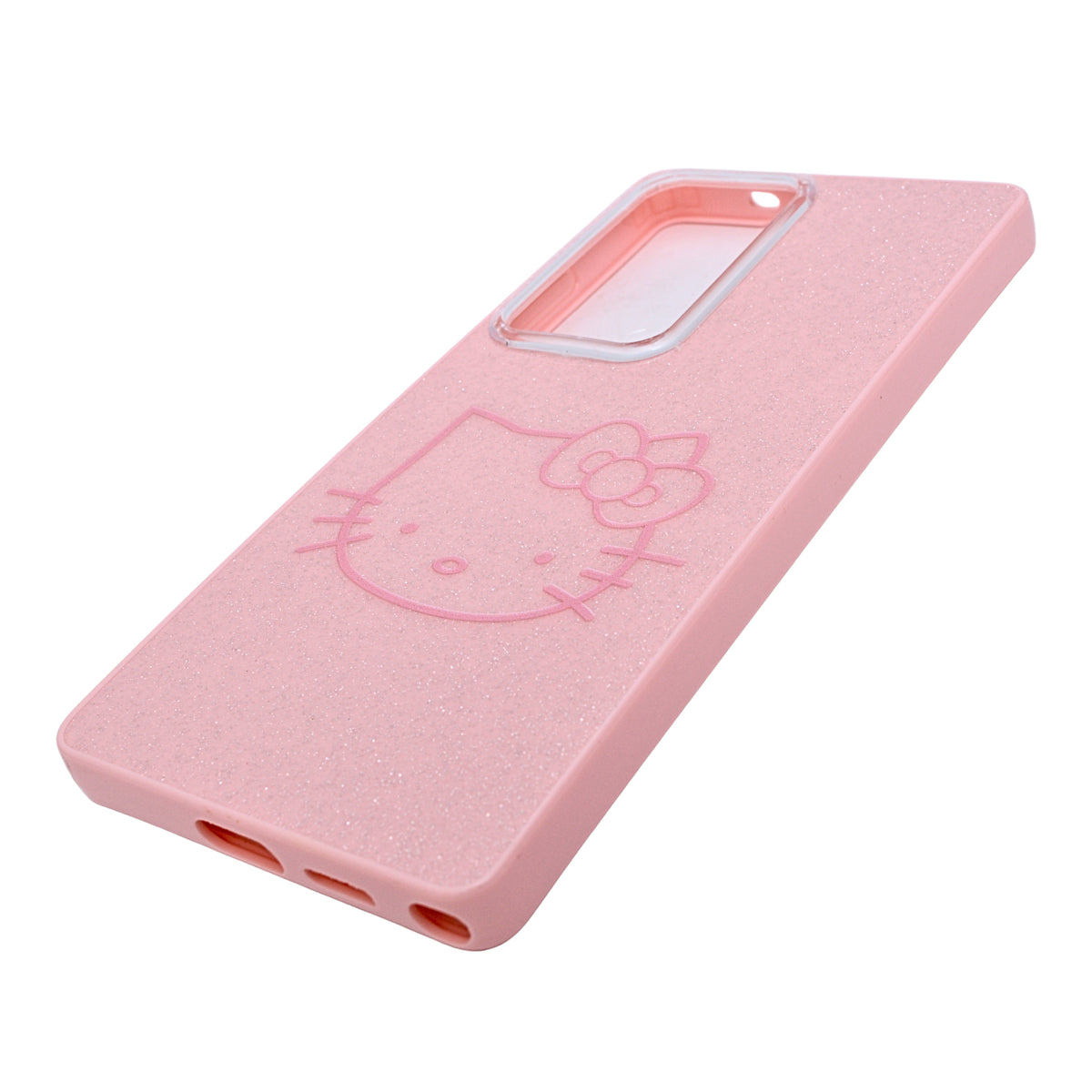 Glitter Sparkle Kitty Phone Case for Samsung Galaxy S25 Ultra