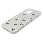 Aesthetic Bow & Floral Print Phone Case for iPhone 16 Pro Max