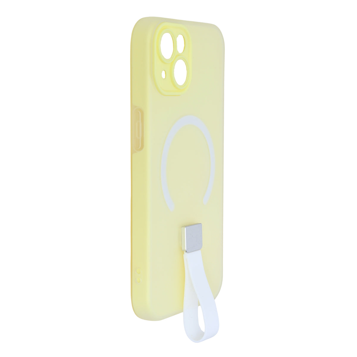 Frosty Matte with Silicone Finger Loop Phone Case for iPhone 14 Plus / 15 Plus