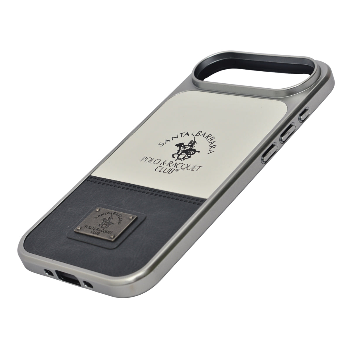 Santa Barbara Polo Club Dual Tone Leather Finish Phone Case for iPhone 17 Air