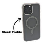Hard Matte Transparent MagSafe Compatible Phone Case for iPhone 16 Pro Max