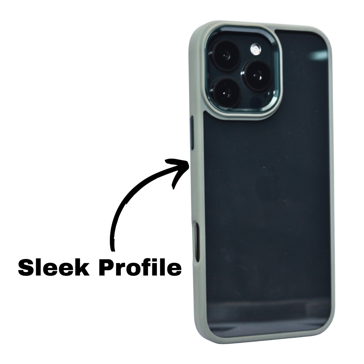Transparent Crome Camera Ring Protective Phone Case for iPhone 16 Pro Max