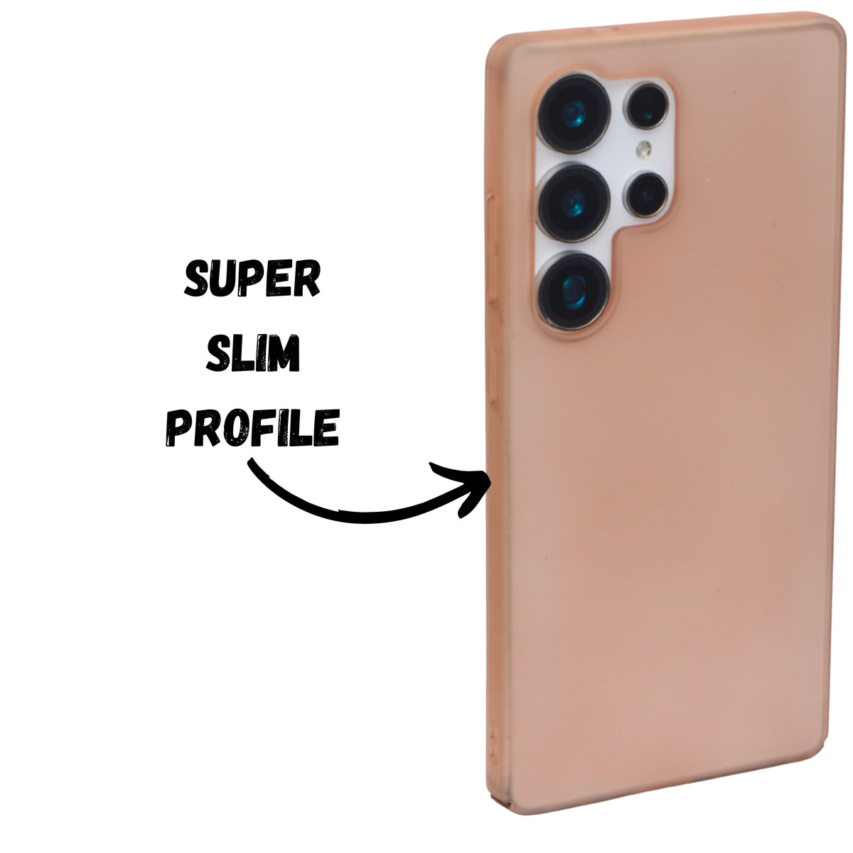 Paper Slim Translucent Matte Phone Case for Samsung S25 Ultra