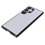 Crystal Clear with Chrome Frame Phone Case for Samsung Galaxy S24 Ultra