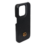 Luxury GG Embossed Phone Case for iPhone 15 Pro