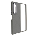Modern Geometric Leather Finish Slim Case for Samsung Galaxy Z Fold 6