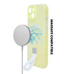 Frosty Matte with Silicone Finger Loop Phone Case for iPhone 14 Plus / 15 Plus