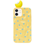 3D Cartoon Character with Polka Dots Soft Phone Case for iPhone 12/ 12 Pro