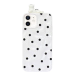 3D Cartoon Character with Polka Dots Soft Phone Case for iPhone 12/ 12 Pro