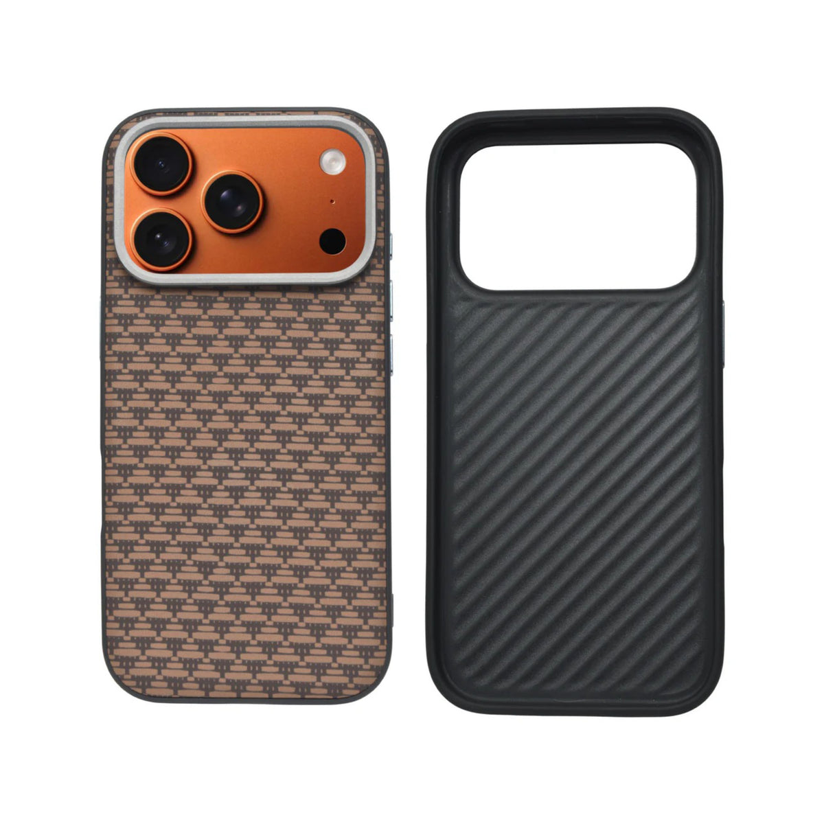 Carbon Weave Pattern Phone Case for iPhone 17 Pro
