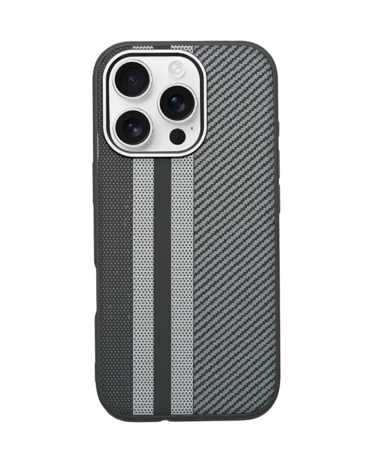 Carbon Fiber Texture Anti-Fall Protective Case for iPhone 16 Pro