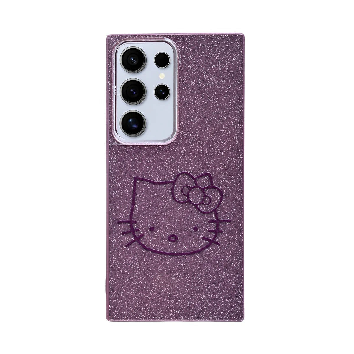 Glitter Sparkle Kitty Phone Case for Samsung Galaxy S24 Ultra