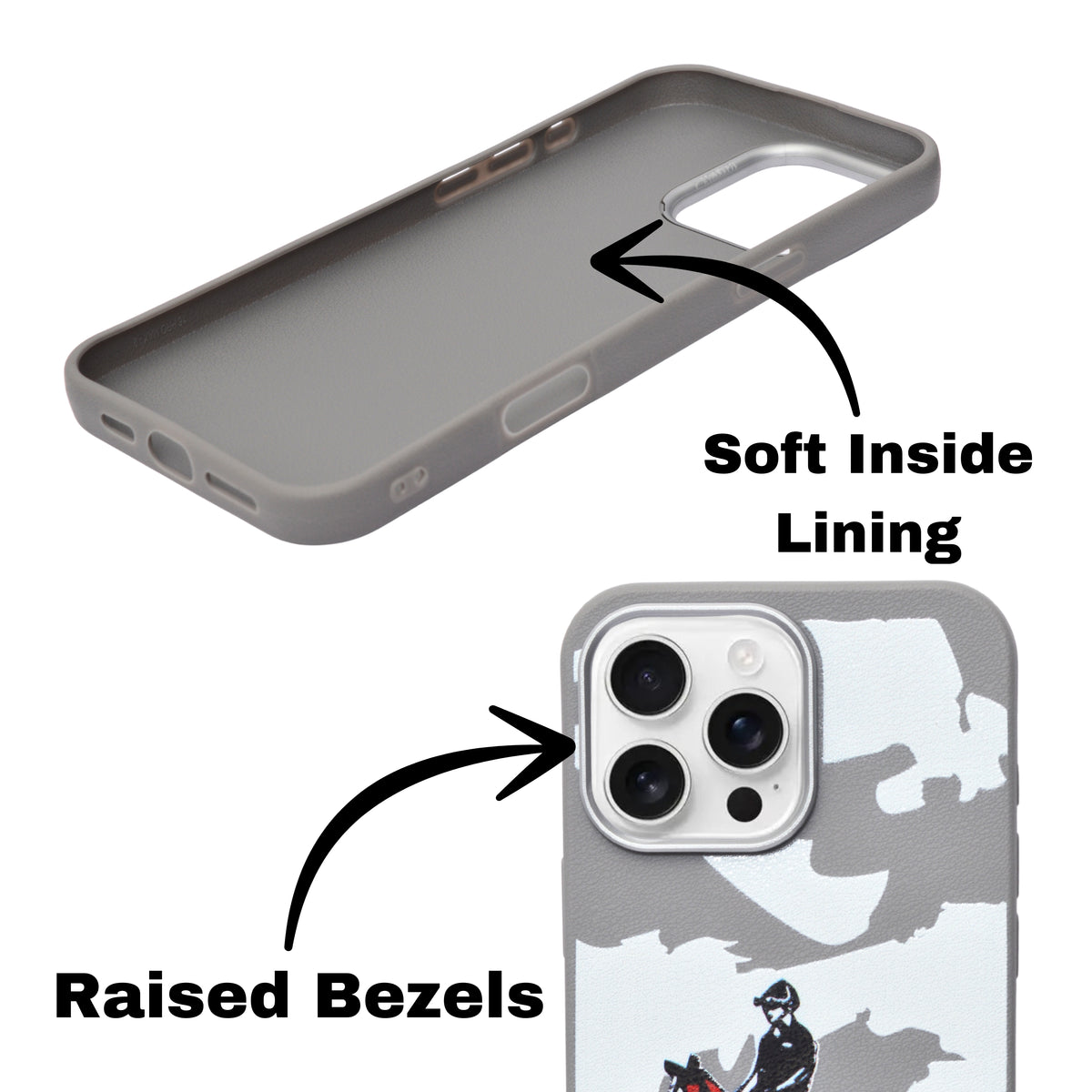 Santa Barbara Polo & Racquet Club Leather Phone Case For iPhone 16 Pro Max