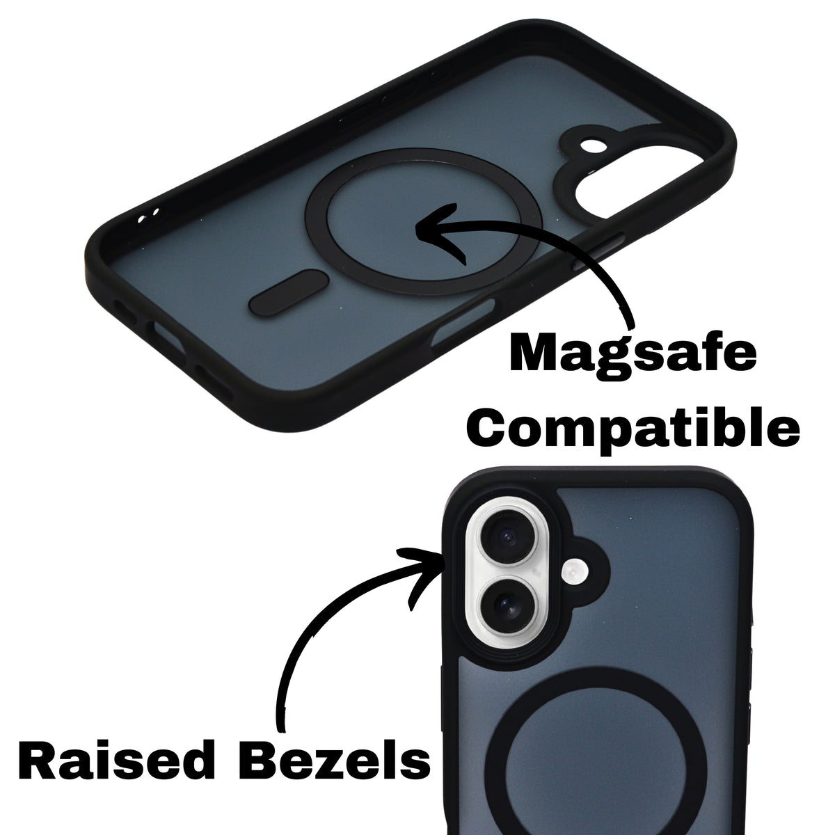 Ultimate Protection MagSafe Matt Transparent Case for iPhone 16