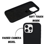 Premium Soft Silicone with Microfiber Lining Phone Case for iPhone 16 Pro Max