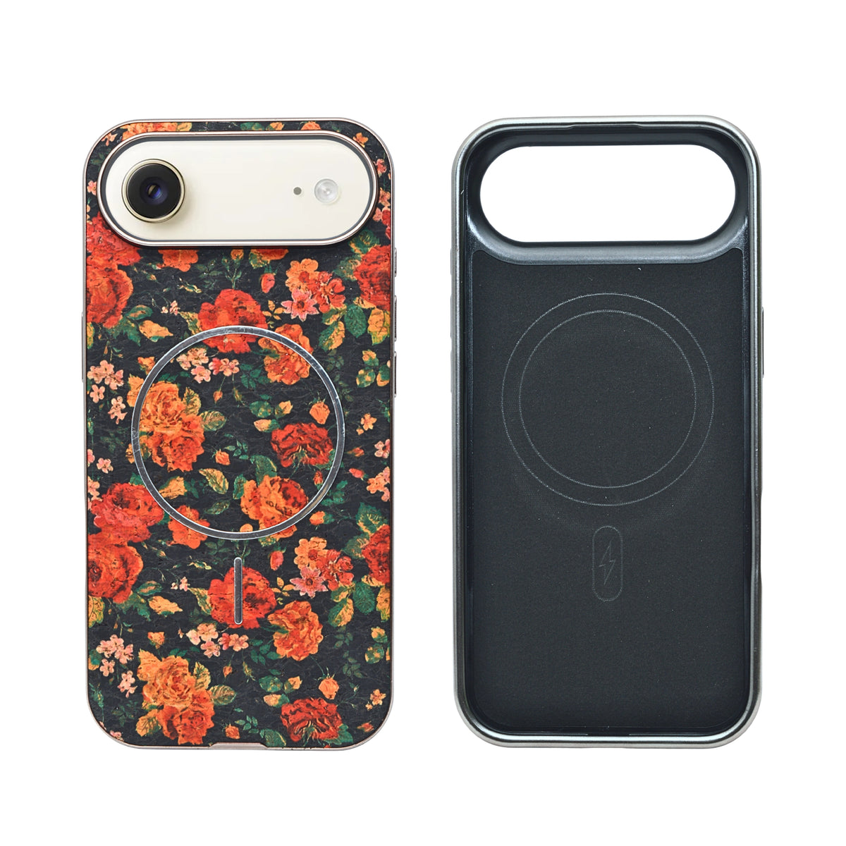 Cork Texture Printed MagSafe Compatible Phone Case for iPhone 17 Air