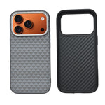 Carbon Weave Pattern Phone Case for iPhone 17 Pro