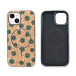 Cork Texture Printed MagSafe Compatible Phone Case for iPhone 13 / 14