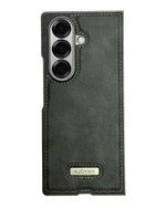 Vintage Brown Luxury Leather Case for Samsung Galaxy Z Fold 7 – Classic Design