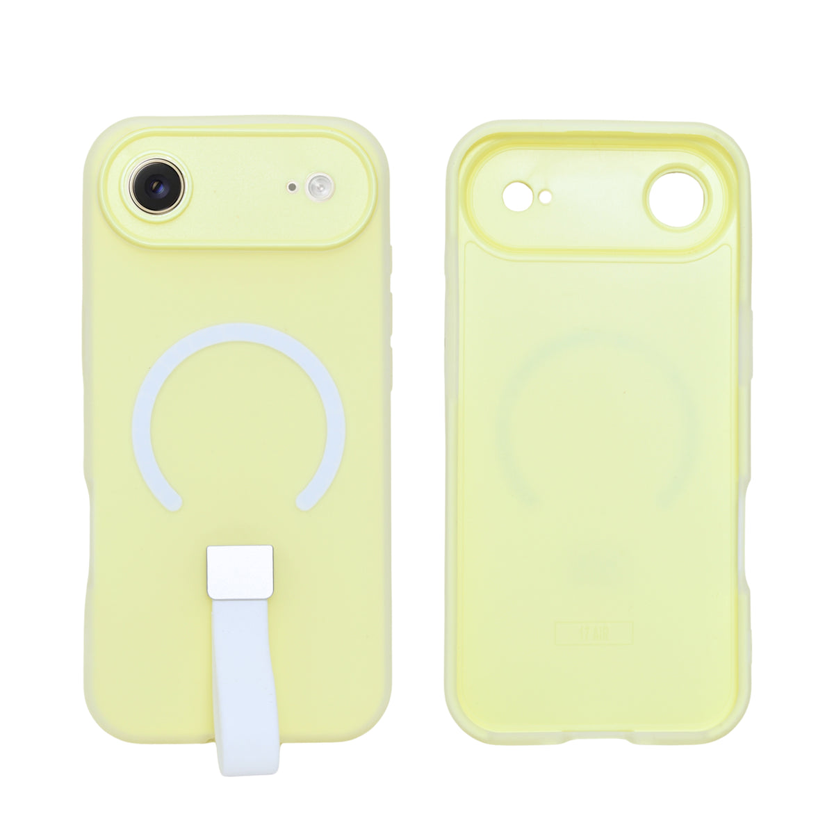 Frosty Matte with Silicone Finger Loop Phone Case for iPhone 17 Air