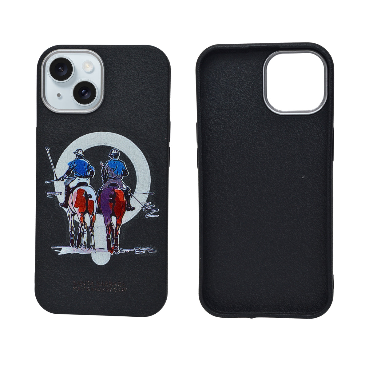 Santa Barbara Polo & Racquet Club Leather Phone Case For iPhone 15