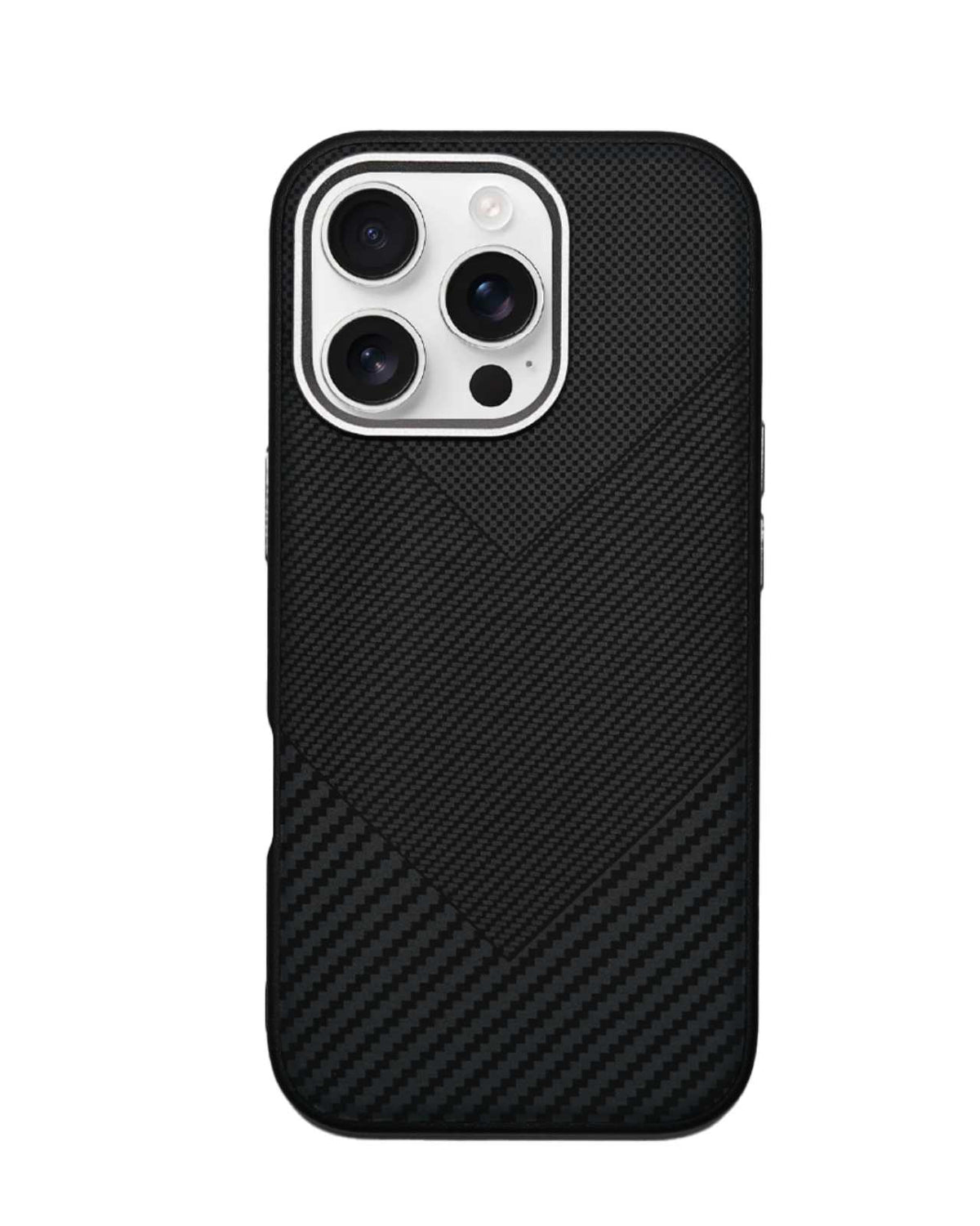 Carbon Fiber Texture Anti-Fall Protective Case for iPhone 16 Pro