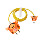 Animated Tiger Design Charger Case & Cable Protector for Apple 18W/20W Adapter