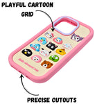 3D Cartoon Hello Steamed Bun Character Design Phone Case For iPhone 16 Pro Max