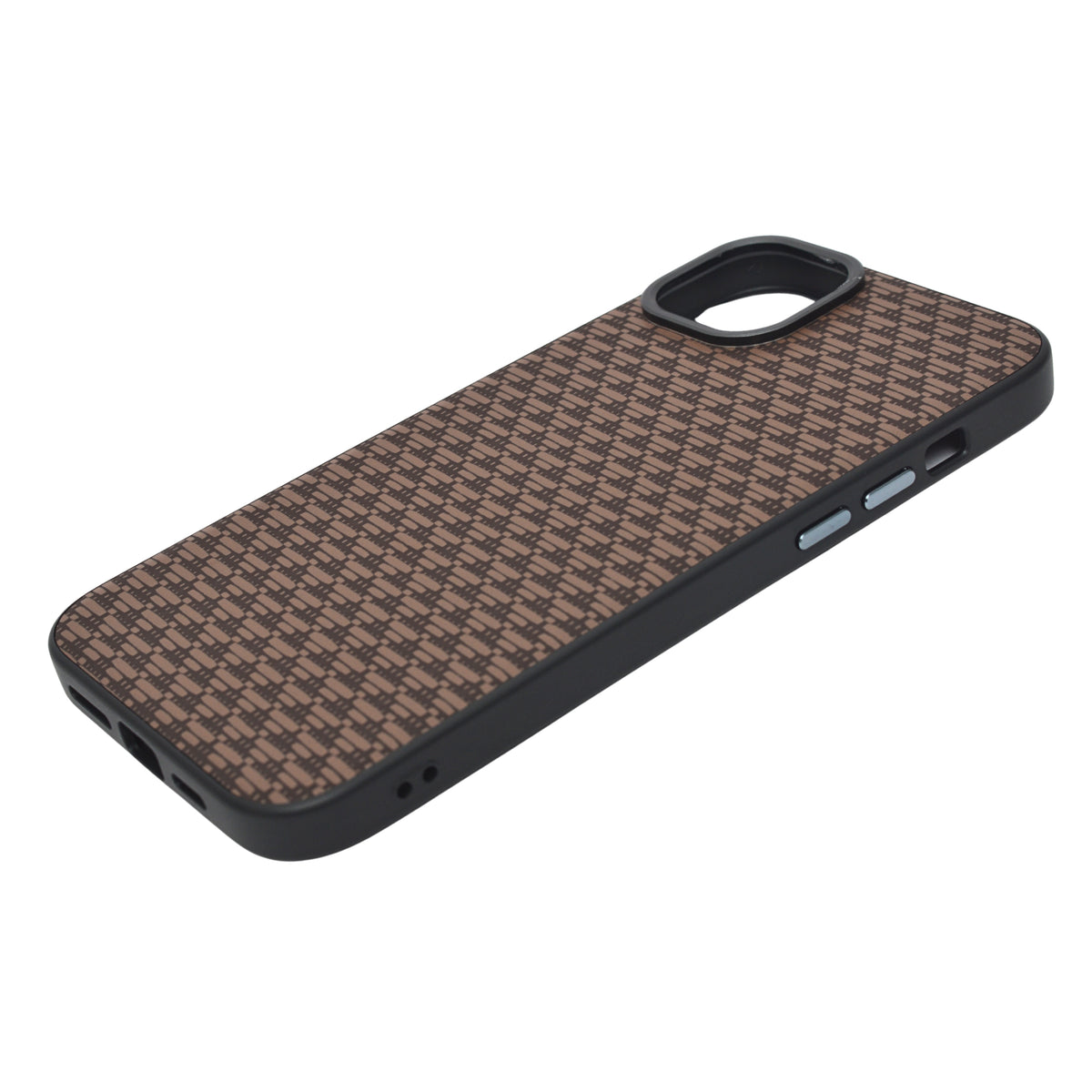 Carbon Weave Pattern Phone Case for iPhone 14 Plus / 15 Plus