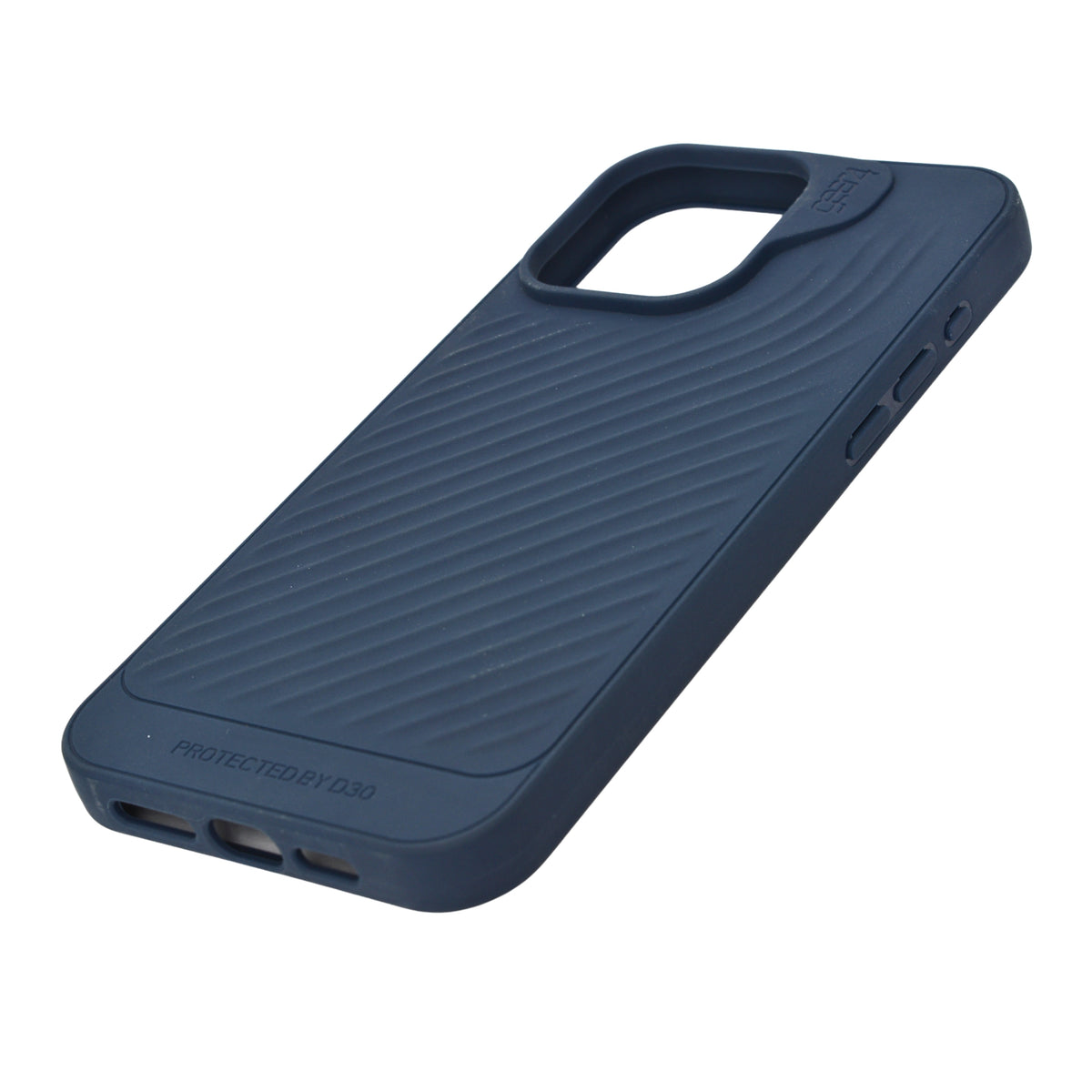 Premium Wave Texture with Hidden Pin Holder Phone Case for iPhone 15 Pro Max