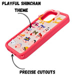 3D Cartoon Shinchan Character Design Phone Case For iPhone 16 Pro