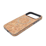 Cork Texture Printed MagSafe Compatible Phone Case for iPhone 17 Pro Max