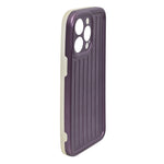 Corrugated Lines Pattern Matte Plating Cover For iPhone 14 Pro Max