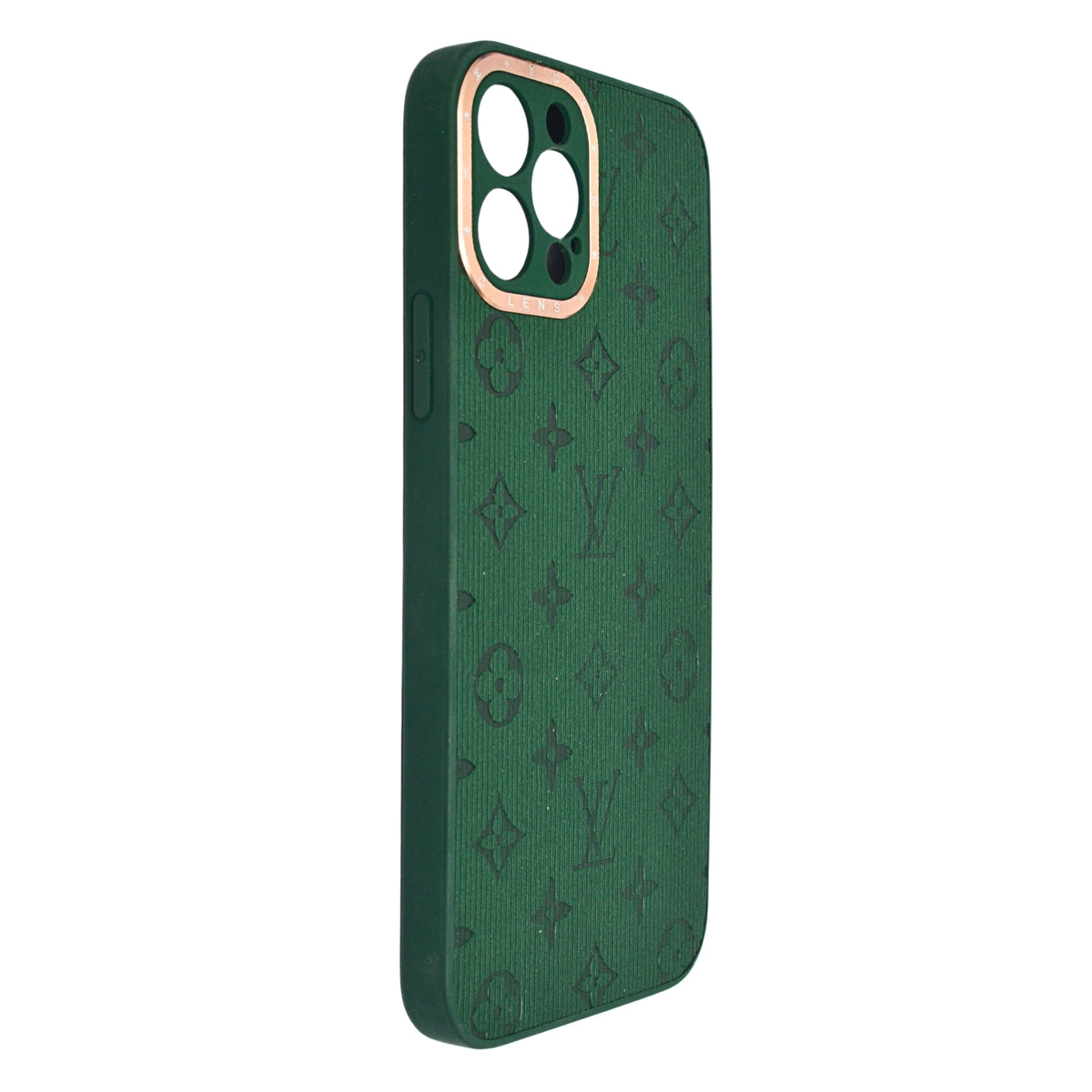 LV Inspired Luxury Embossed Pattern Phone Case for iPhone 12 / 12 Pro