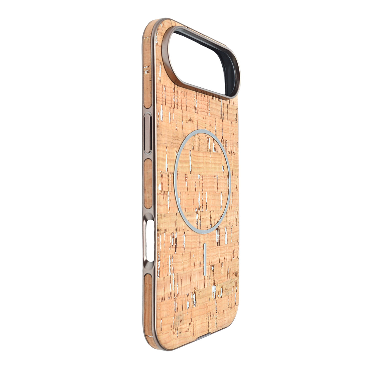 Cork Texture Printed MagSafe Compatible Phone Case for iPhone 17 Air