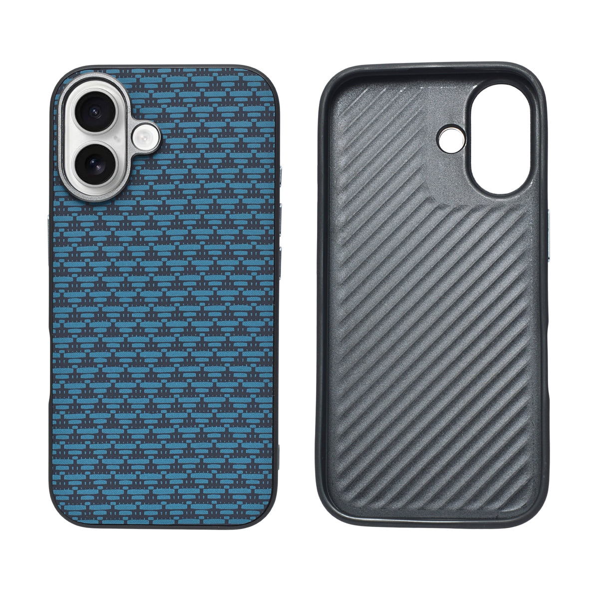 Carbon Weave Pattern Phone Case for iPhone 16 Plus