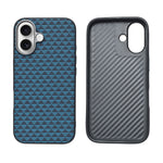 Carbon Weave Pattern Phone Case for iPhone 16 Plus