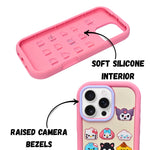 3D Cartoon Hello Steamed Bun Character Design Phone Case For iPhone 16 Pro Max