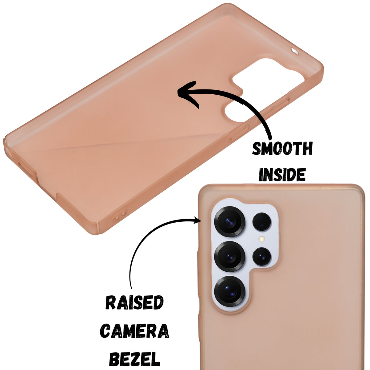 Paper Slim Translucent Matte Phone Case for Samsung S25 Ultra