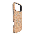 Cork Texture Printed MagSafe Compatible Phone Case for iPhone 17 Pro Max