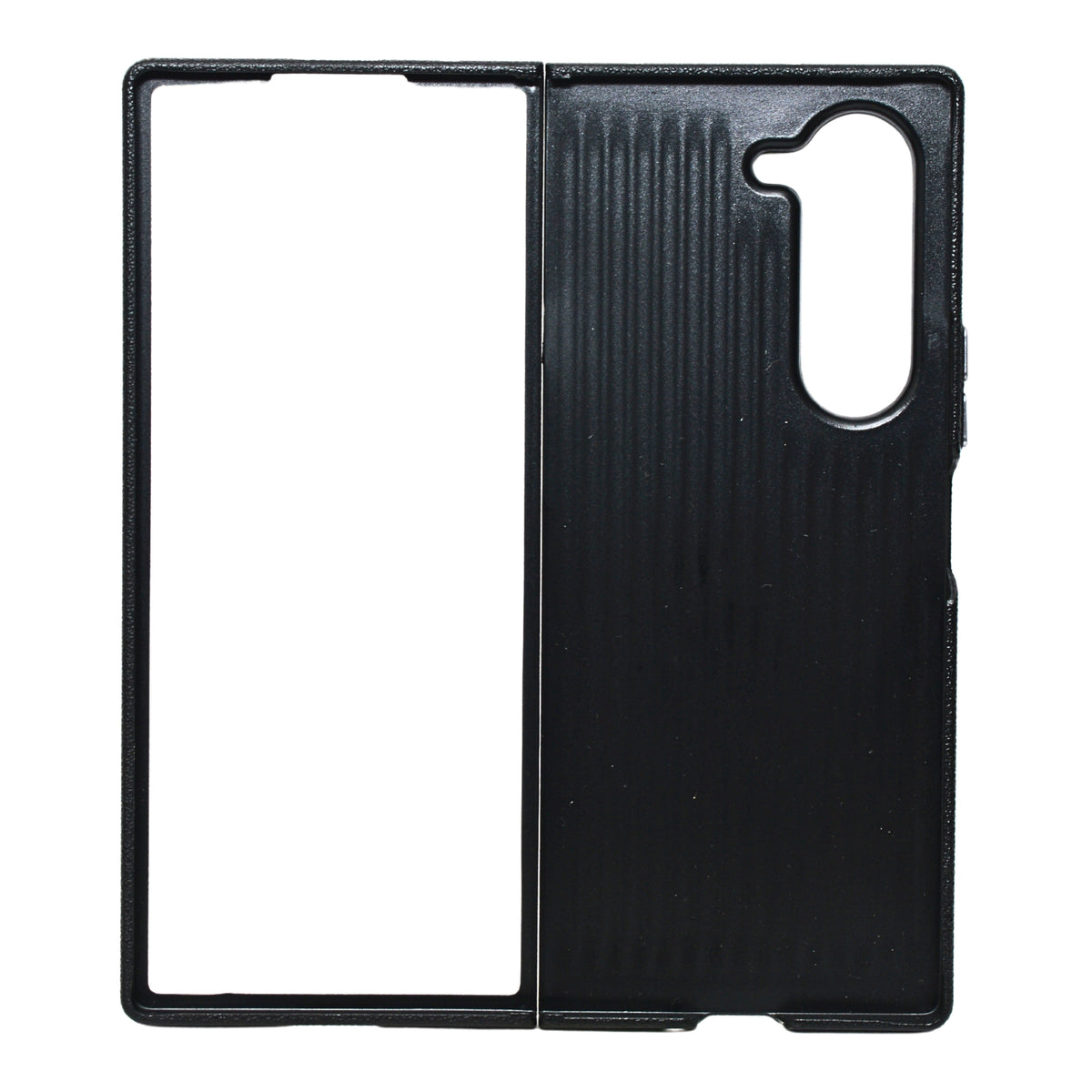 Modern Geometric Leather Finish Slim Case for Samsung Galaxy Z Fold 6