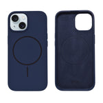 Soft Silicone with MagSafe Ring Phone Case for iPhone 15