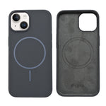 Soft Silicone with MagSafe Ring Phone Case for iPhone 14 Plus / 15 Plus