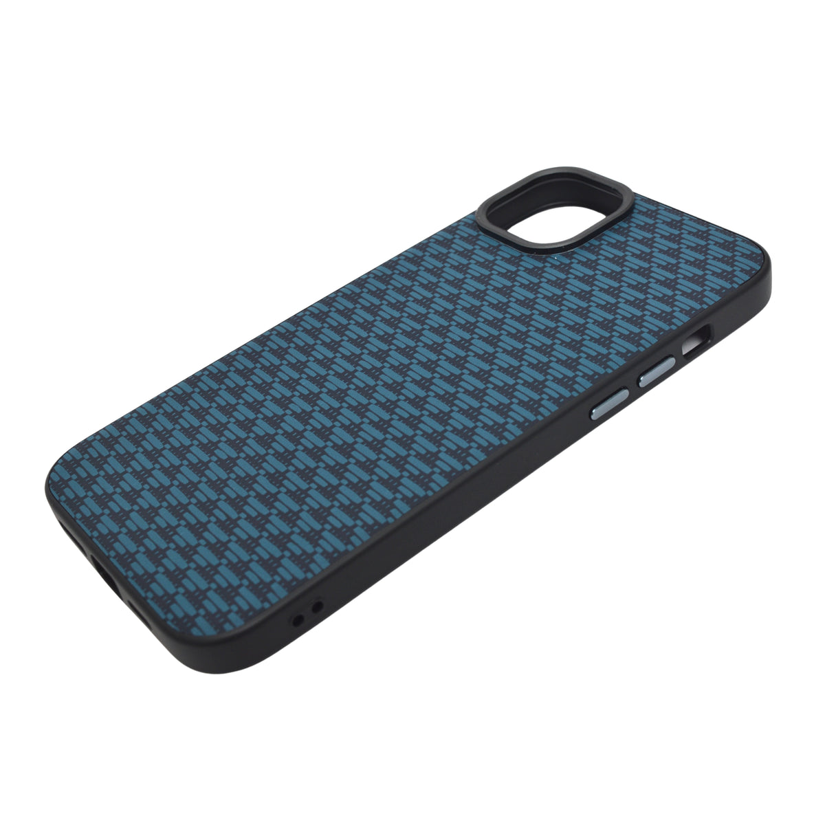 Carbon Weave Pattern Phone Case for iPhone 14 Plus / 15 Plus