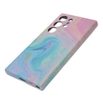 Premium Pastel Glitter Marble Finish Hard Phone Case for Samsung S25 Ultra
