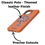 Santa Barbara Polo & Racquet Club Leather Phone Case For iPhone 16 Pro Max