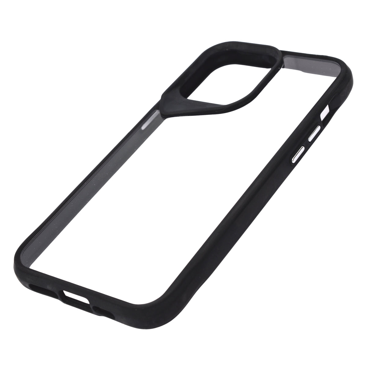 Crystal Clear with TPU Bumper Phone Case for iPhone 15 Pro Max